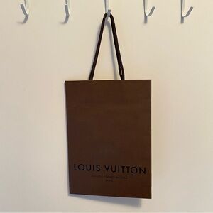 Louis Vuitton Brown Paper Shopping Gift Bag